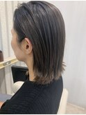 メンズライク刈り上げボブ刈り上げショート耳かけ切りっぱなし