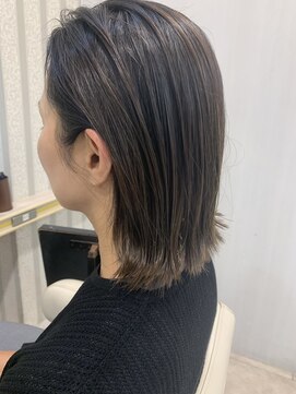 アッシュ 仙川店(Ash) メンズライク刈り上げボブ刈り上げショート耳かけ切りっぱなし