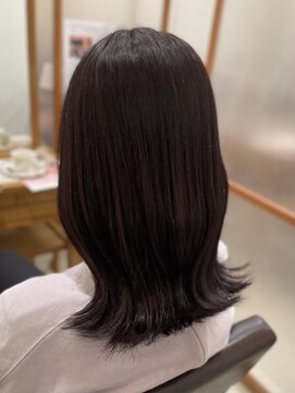 エルベ 内原店(elve) ラベンダーブラウン×艶カラー！