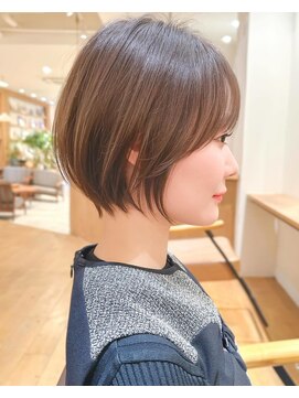 ルエ(rue) ナチュラルボブ×黒髪ボブ×大人ショートボブ 20代30代40代　m08