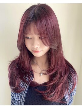 エクファ ヘア シェリル 草津 南草津店(ex-fa hair cherir) イメチェン/ホワイトブロンド/外ハネボブ/美髪/南草津