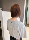丸くないボブ/ヘイリーボブ/切りっぱなしボブ/大阪枚方美容室