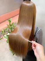 ロンドガーネット 池袋(Lond garnet)&nbsp;ミニウルフレイヤーカット顔周り前髪韓国ミディアムロング/池袋