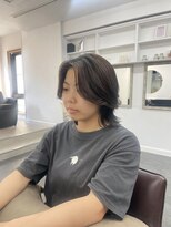 アオ(AO。)&nbsp;センターパートウルフ/ウルフカット/ボブレイヤー