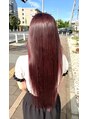 アース 大宮宮原店(HAIR&MAKE EARTH) ガーリー系に大人気!艶感チェリーレッド