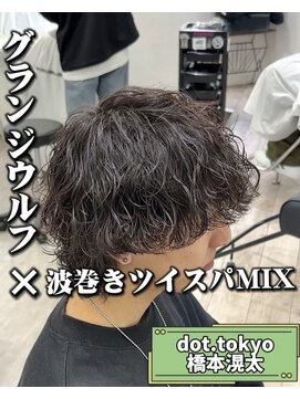 メンズ サロン ドット トウキョウ 町田店(men's salon dot. tokyo) グランジウルフ×波巻きツイスパミックス
