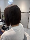 ボブ/透明感カラー/暗めカラー/韓国ボブ/髪質改善 /顔周りカット