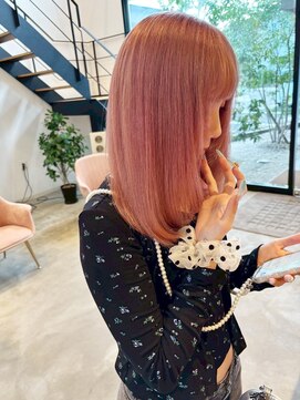 フィルドール 大分明野店(fild'or) ミディアムレイヤー×ピンク