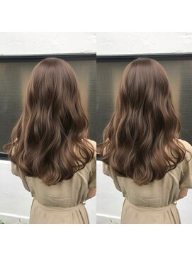 アマテラスゼロ 新宿(AMATELAS zero) ブリーチなしミルクティーベージュ