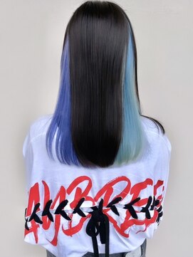 アロハナ(ALOHANA) インナーカラー 青と水色