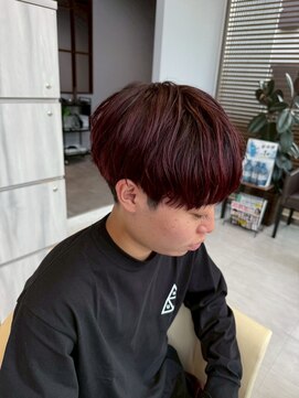 【長野市/メンズ】カット×カラー