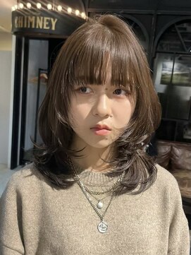 オリーブベージュミディアムレイヤー