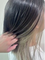 シエル 阿佐ヶ谷(le:Ciel)&nbsp;グレージュインナーカラー×ミディアムボブ