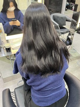 ロンドアヴァントゥス 池袋(Lond aventus) 韓国レイヤー/韓国風/ボブ/髪質改善/黒髪/ブリーチなし〔池袋〕