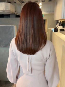 ユンク(UNC) 髪質改善『ノフ』トリートメント お客様画像。(加工無し)