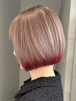 プネル(punel)&nbsp;ミルキーピンク ピンクベージュ裾カラー のあ担当