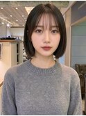 ピンクベージュ×前髪×髪質改善[髪質改善/縮毛矯正/韓国]T