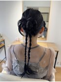 カチモリヘアアレンジ