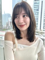 バイオレットジェム(Violet`jem) ミディアムレイヤーくびれミディアム大人韓国ヘア