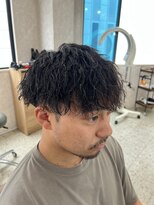 イルバイアトモス(ilu by Atmos) 刈り上げ縦落ちツイスパマッシュ