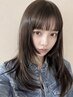 【髪質改善】カット+酸性ストレート+水素トリートメント
