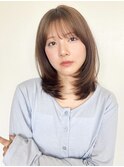 ☆ミディアム　フェイスレイヤーカット 韓国風☆イメチェン