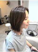 バッサリレイヤーボブ