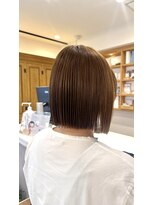 チャンプ 小阪店(Champ)&nbsp;切りっぱなしボブ×透明感オリーブベージュ