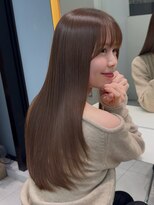 ロンドメリア 天神大名店(Lond Melia)&nbsp;縮毛矯正/ミルクブラウン/ダウンバング/夏のヘアアレンジ