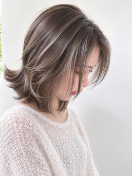ユウヘアー 大高店(U Hair) 【U Hair】ボブ×ハイライト 20代/30代