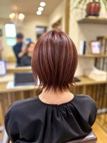 グランヘアー 大町店(GRANHAIR)&nbsp;オイルカラー×レッドブラウン×艶髪