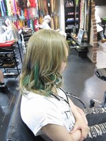 トリックストア(TRICK STORE)&nbsp;アッシュベージュ★ポイントミドリカラーミディ