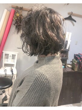 ヘアーアンドアトリエ マール(Hair&Atelier Marl) 【Marl】グレージュブラウンのfudge風ボブ♪