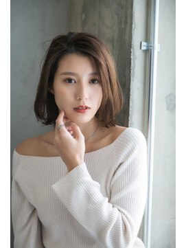 ペスカ 豊崎沖縄(pesca) pesca豊崎店/小顔/オリーブカラー/セミウェットウェーブ