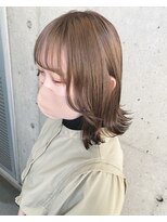 ガルボ ヘアー(garbo hair) #切りっぱなしボブ#カーキーカラー#下村カラー#マットカラー