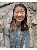 【oasisマミ】ウェットミディインナーベージュシースルーバング