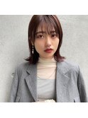 ナチュラルな外ハネミディアム
