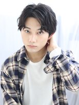 シロフ シブヤ(shirof shibuya)&nbsp;【加藤信綱】ナチュラルパーマトランクスヘアマッシュ冬