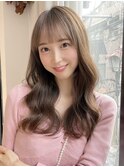 髪質改善/韓国前髪/グレージュカラー