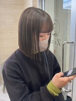 ジーナ 天神(Zina)&nbsp;[Zina西通り]髪質改善/グレージュカラー/艶髪/切りっぱなしボブ