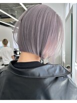 エゴル ナゴヤサカエ(ENGOL NAGOYA SAKAE)&nbsp;保存必須【海外風ハイトーンボブ】ラベンダーシルバー