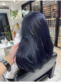 【Blend渋谷】Blend渋谷大人気ブルーブラックカラー 髪質改善