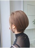20代30代/くせ毛カバー/透明感ショート/ツヤ髪