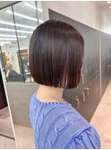【横浜】切りっぱなしボブ×ショコラアッシュ