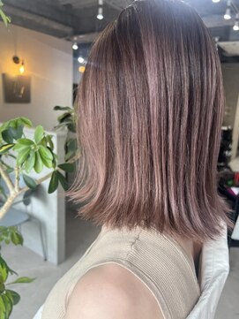 ソーホー ニューヨーク シズオカ(SOHO newyork SHIZUOKA) スモーキーピンク ハイライト ブリーチ