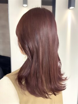 ハオ(hao) 【hao渋谷】akane ピンクカラーくびレイヤー10代20代30代