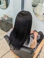 ビーヒアナウ N゜03 金沢駅西店(BE HERE NOW) 髪質改善縮毛矯正/ブルーブラック/艶髪/アッシュ/酸性ストレート