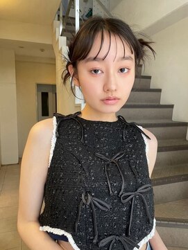 シーカ ニカイ(siika NIKAI) カチモリアレンジ　前髪カット