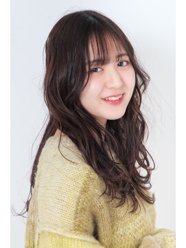 ヘアサロン ナノ(hair salon nano) セミロング/ゆるふわ巻き髪スタイル