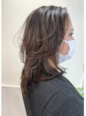 レイヤーハイライト　メルティカラー　似合わせカット
